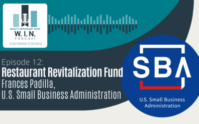 W.I.N. Podcast Episode 12: Restaurant Revitalization Fund, with Frances Padilla, U.S. Small Business Administration