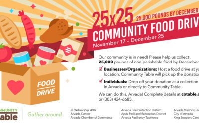 Help Community Table Collect 25,000 Pounds of Food by December 25!