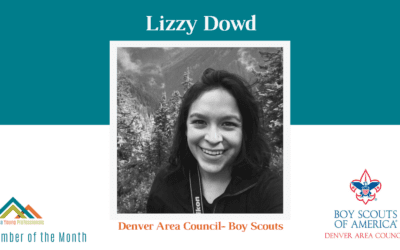 October AYP Member of the Month: Lizzy Dowd, Denver Area Council – Boy Scouts